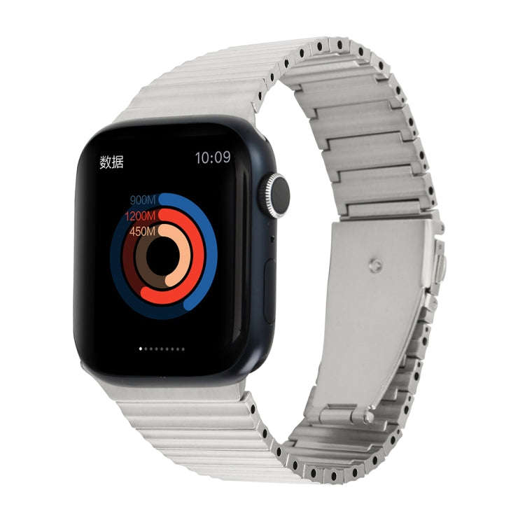 Ocean Metal Replacement Watch Band For Apple Watch SE 2023 44mm(Silver)