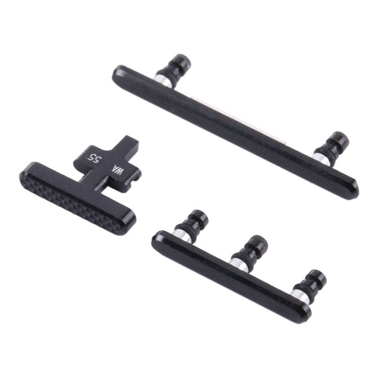 For OnePlus 6 Power Button + Volume Control Button(Frosted Black)