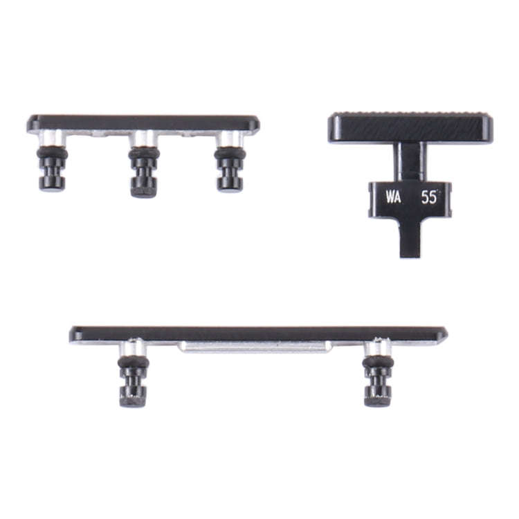 For OnePlus 6 Power Button + Volume Control Button(Frosted Black)