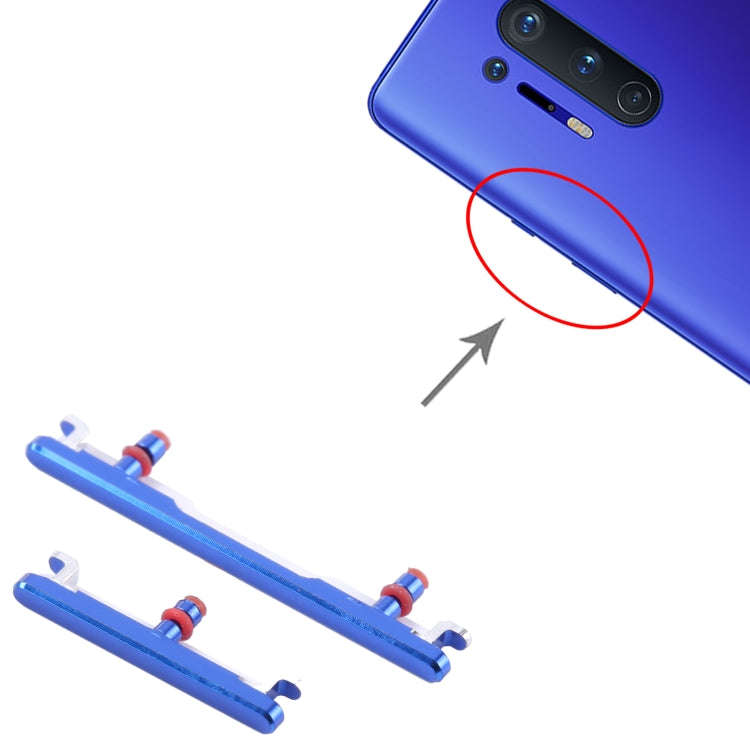 For OnePlus 8 Pro Power Button + Volume Control Button(Blue)