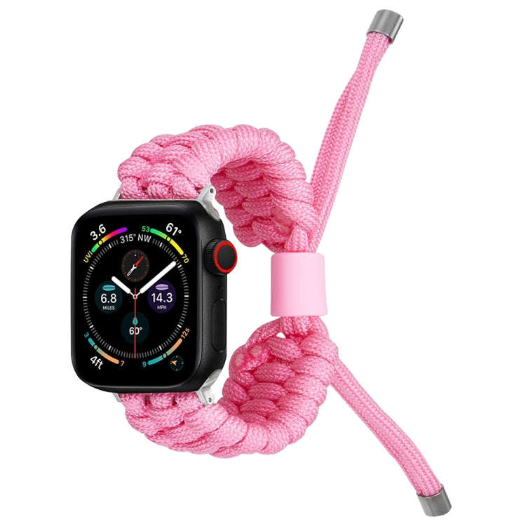 Stretch Plain Silicone Bean Watch Band For Apple Watch Ultra 2 49mm(Light Pink)