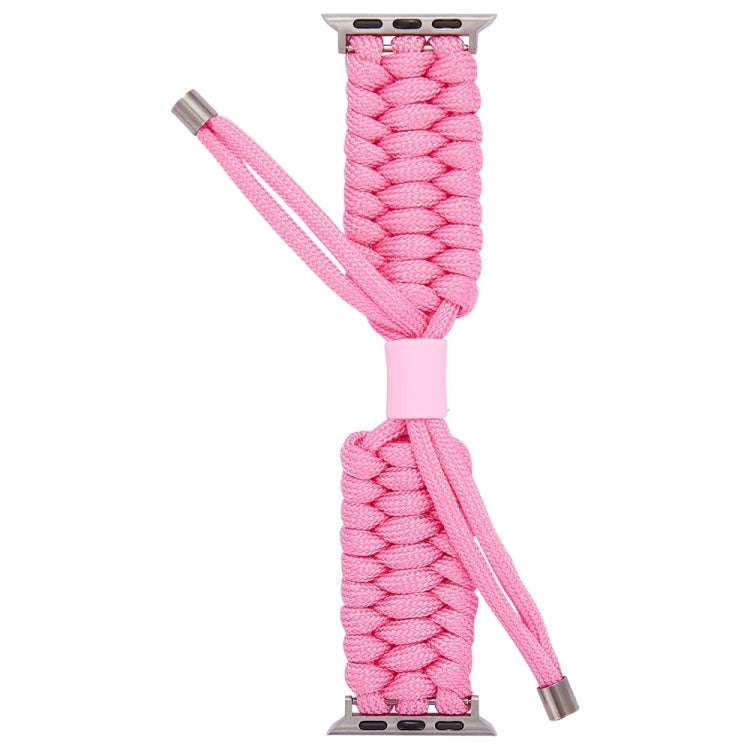 Stretch Plain Silicone Bean Watch Band For Apple Watch Ultra 2 49mm(Light Pink)