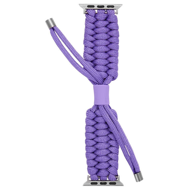Stretch Plain Silicone Bean Watch Band For Apple Watch Ultra 2 49mm(Light Purple)