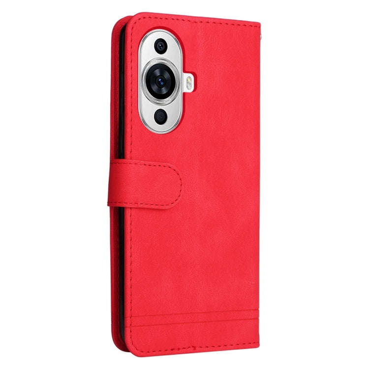 For Huawei nova 11 Skin Feel Life Tree Metal Button Leather Phone Case(Red)