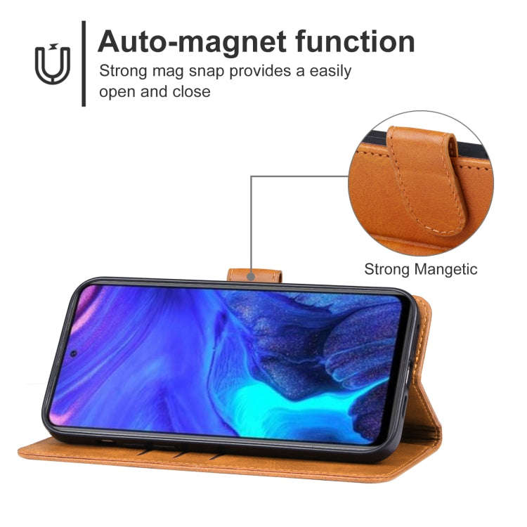 For Infinix Note 30 Leather Phone Case(Brown)