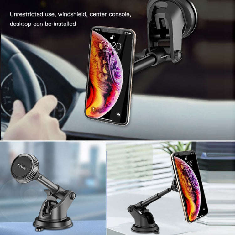 Yesido C67 Car Dashboard Magnetic Suction Phone Holder(Black)