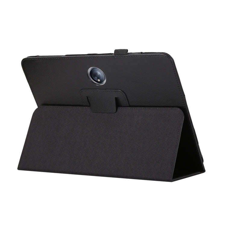 For OPPO Pad 2 2023 Litchi Texture Leather Tablet Case(Black)