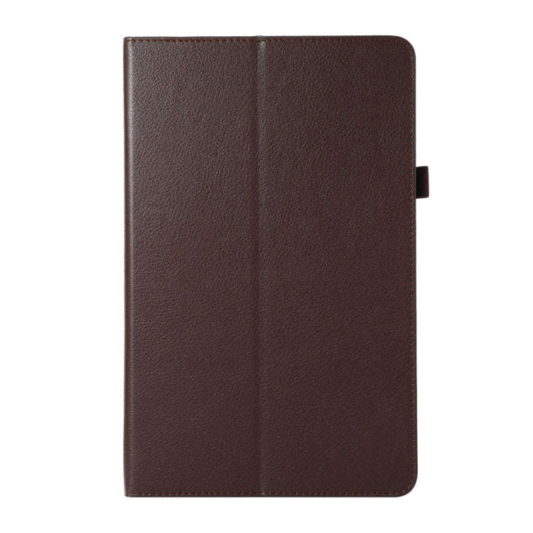 For OPPO Pad 2 2023 Litchi Texture Leather Tablet Case(Brown)
