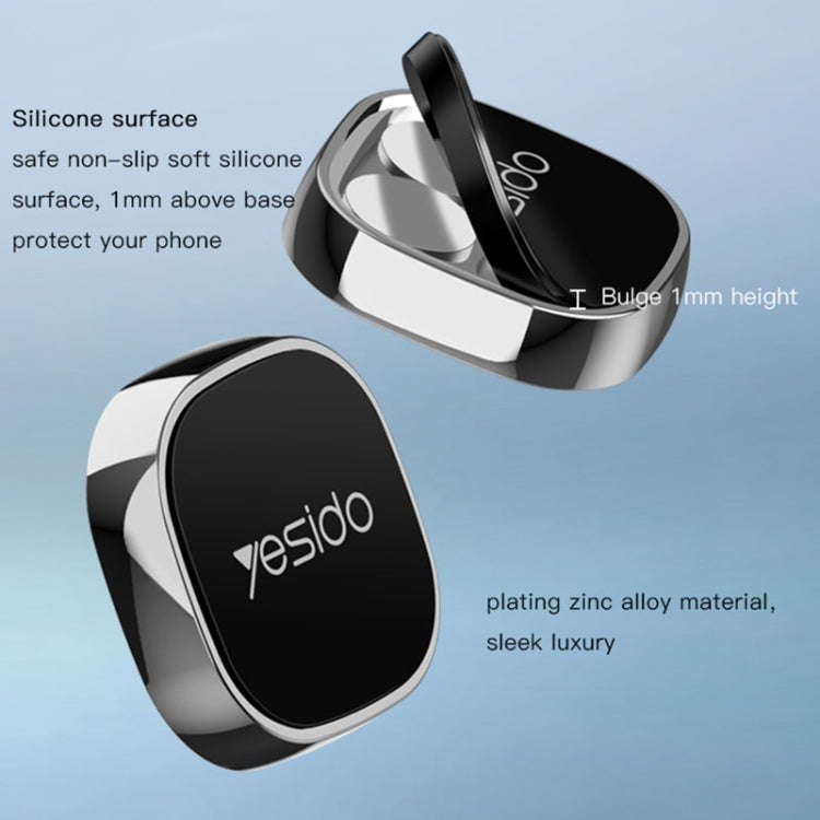 Yesido C81 Car Dashboard Mini Strong Magnetic Phone Holder(Silver)