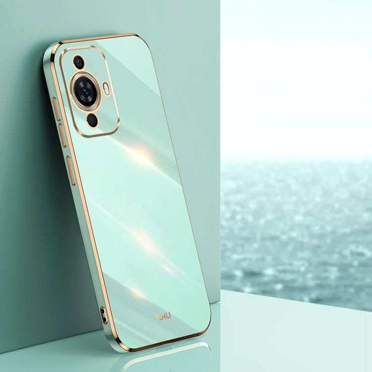 For Huawei nova 11 Pro XINLI Straight Edge 6D Electroplate TPU Phone Case(Mint Green)
