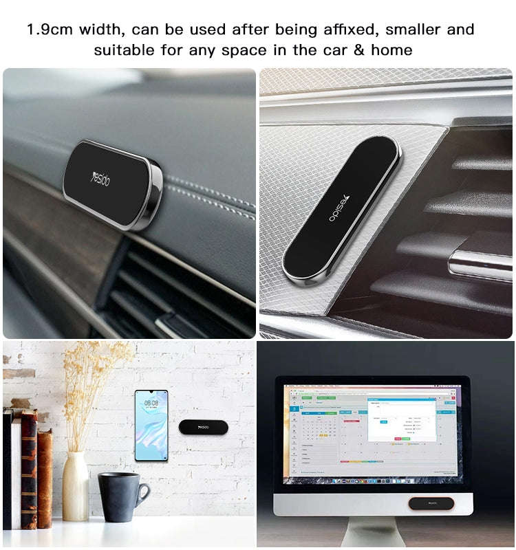 Yesido C83 Car Strong Magnetic Phone Holder(Silver)