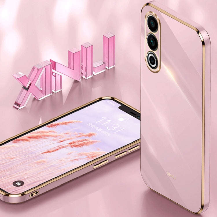 For Meizu 20 5G XINLI Straight Edge 6D Electroplate TPU Phone Case(White)