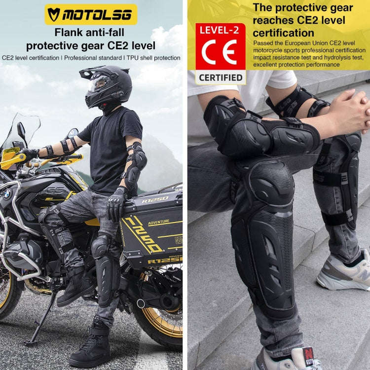 4 in 1 Elbow Pads Motolsg Motorcycle Bicycle Riding Protective Gear