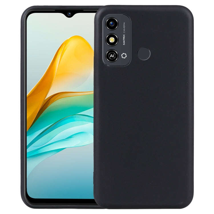 For ZTE Blade A53 TPU Phone Case(Black)