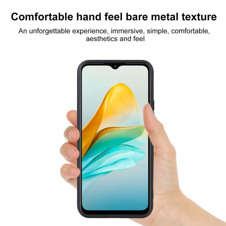 For ZTE Blade A53 TPU Phone Case(Black)
