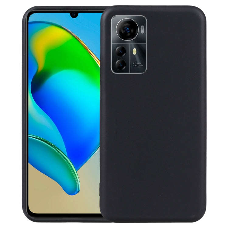 For ZTE Blade V41 Smart TPU Phone Case(Black)
