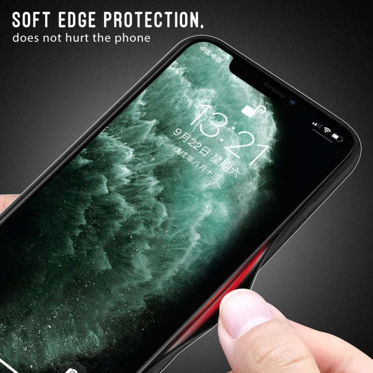 For Huawei P60 Texture Gradient Glass TPU Phone Case(Blue)