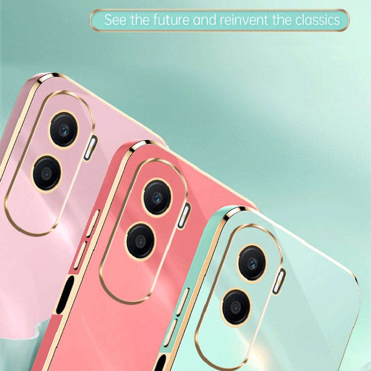 For Honor X50i 5G XINLI Straight Edge 6D Electroplate TPU Phone Case(White)