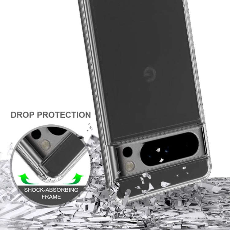 For Google Pixel 8 Pro 5G Scratchproof Acrylic TPU Phone Case(Transparent)
