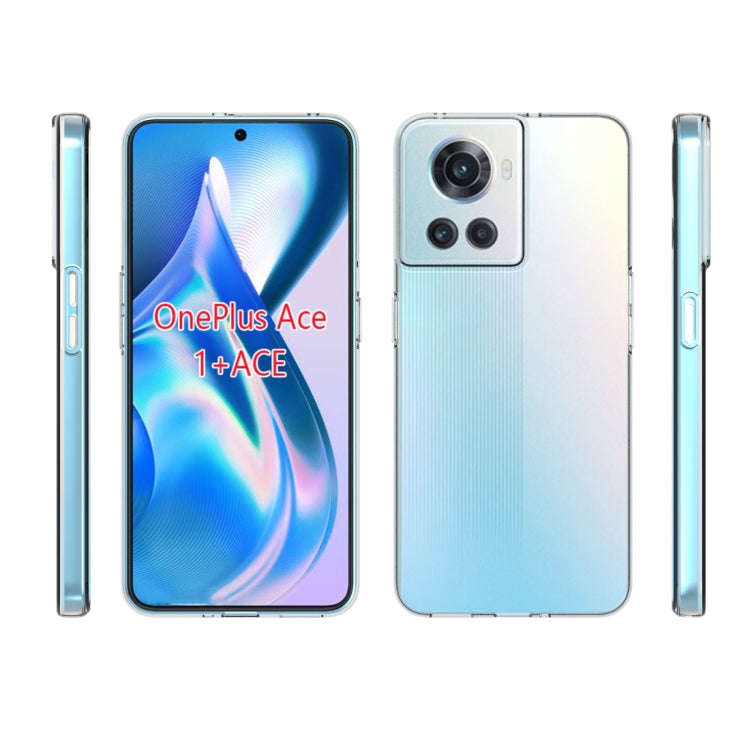 For OnePlus Ace Waterproof Texture TPU Phone Case(Transparent)