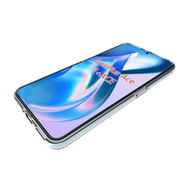 For OnePlus Ace Waterproof Texture TPU Phone Case(Transparent)