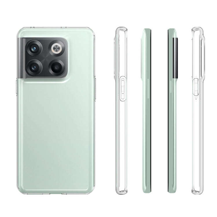 For OnePlus 10T 5G Waterproof Texture TPU Phone Case(Transparent)