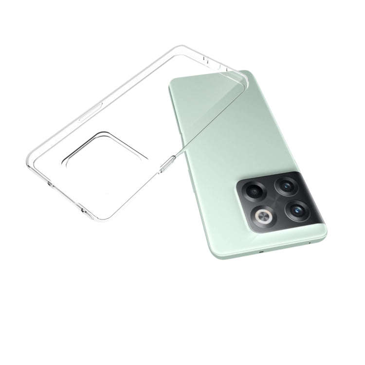 For OnePlus 10T 5G Waterproof Texture TPU Phone Case(Transparent)
