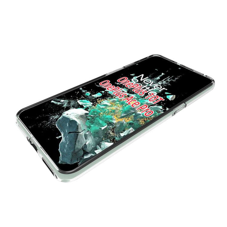 For OnePlus 10T 5G Waterproof Texture TPU Phone Case(Transparent)