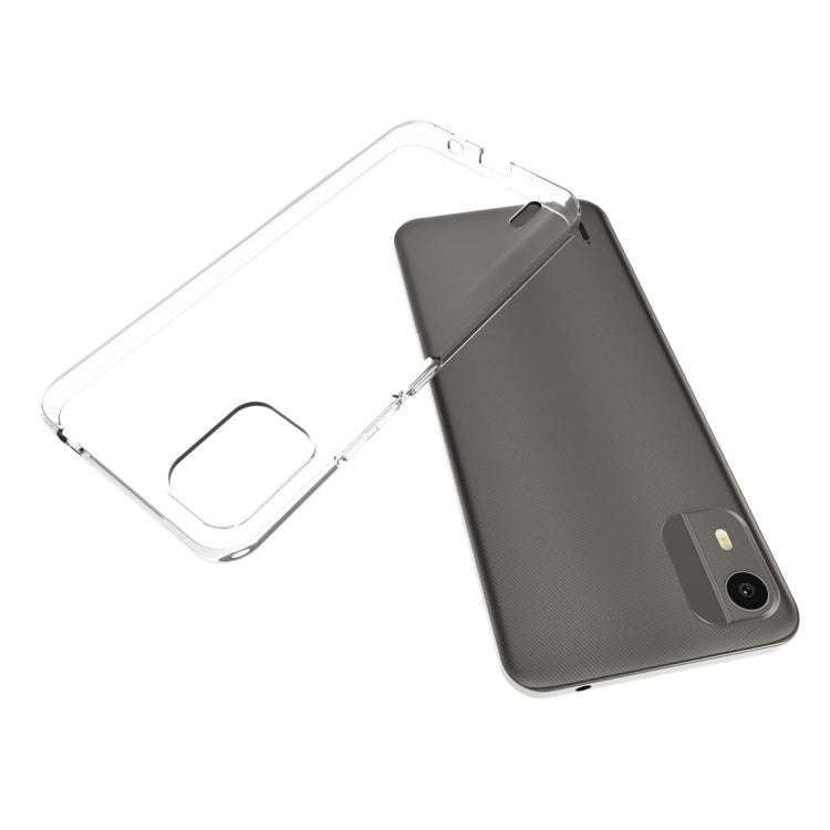 For Nokia C12 4G Waterproof Texture TPU Phone Case(Transparent)