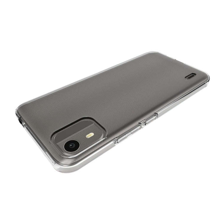 For Nokia C12 4G Waterproof Texture TPU Phone Case(Transparent)