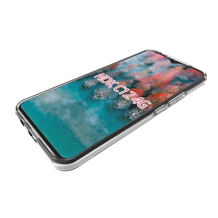 For Nokia C12 4G Waterproof Texture TPU Phone Case(Transparent)