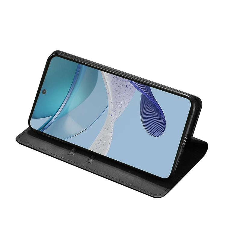 For Infinix Hot 30 4G Skin Feel Magnetic Leather Phone Case(Black)
