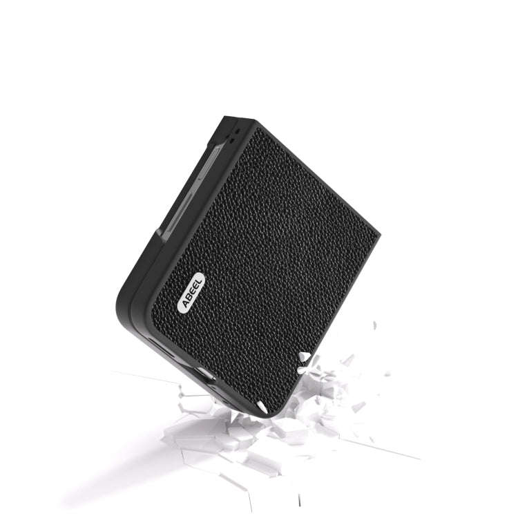 For Huawei nova Flip ABEEL Black Edge Genuine Mino Phone Case(Black)