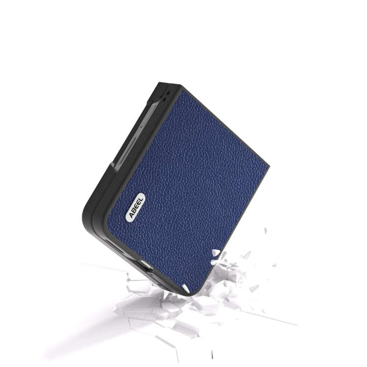 For Huawei nova Flip ABEEL Black Edge Genuine Mino Phone Case(Royal Blue)