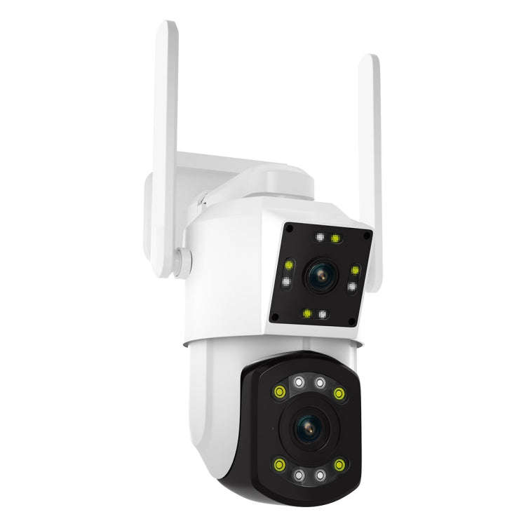 ESCAM PT210 2x3MP Dual Lens Dual Screen Monitor WiFi Camera Support Two-way Voice & Motion Detect...