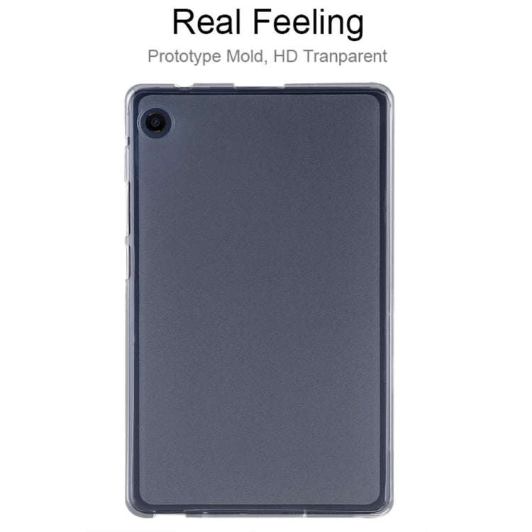 For Huawei MatePad T8 0.75mm Ultrathin Outside Glossy Inside Frosted TPU Soft Protective Case
