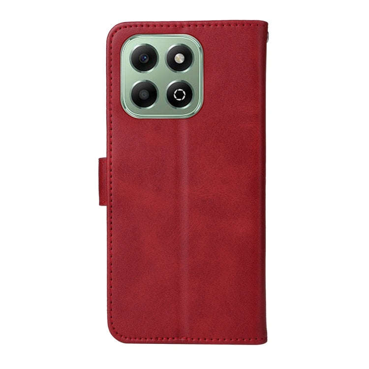 For Honor X6b Classic Calf Texture Flip Leather Phone Case(Red)