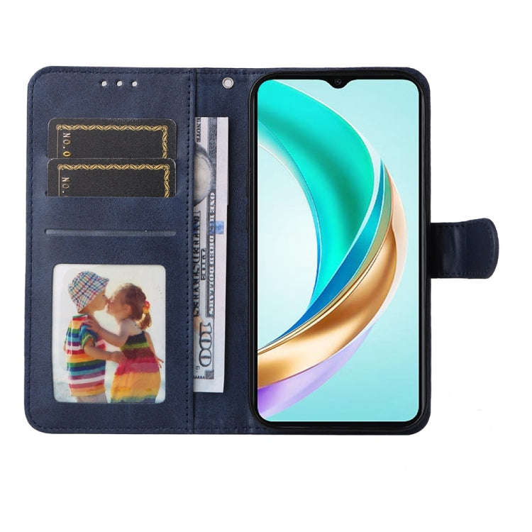 For Honor X6b Classic Calf Texture Flip Leather Phone Case(Blue)