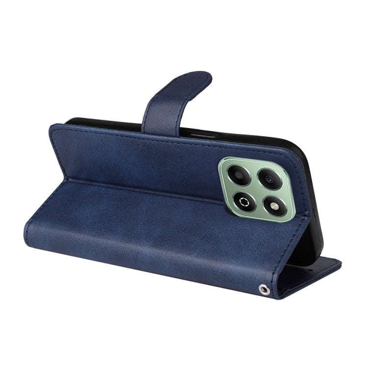 For Honor X6b Classic Calf Texture Flip Leather Phone Case(Blue)