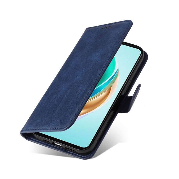 For Honor X6b Classic Calf Texture Flip Leather Phone Case(Blue)