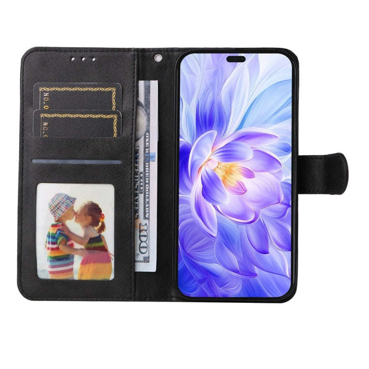 For Honor X60i Classic Calf Texture Flip Leather Phone Case(Black)