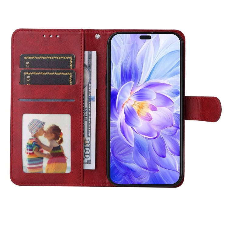 For Honor X60i Classic Calf Texture Flip Leather Phone Case(Red)