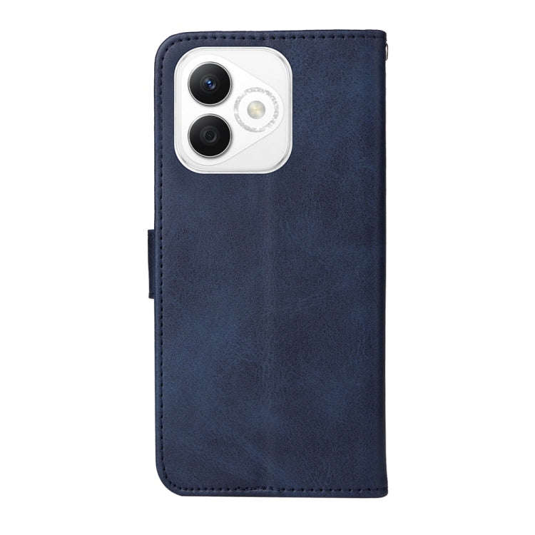 For Honor X60i Classic Calf Texture Flip Leather Phone Case(Blue)