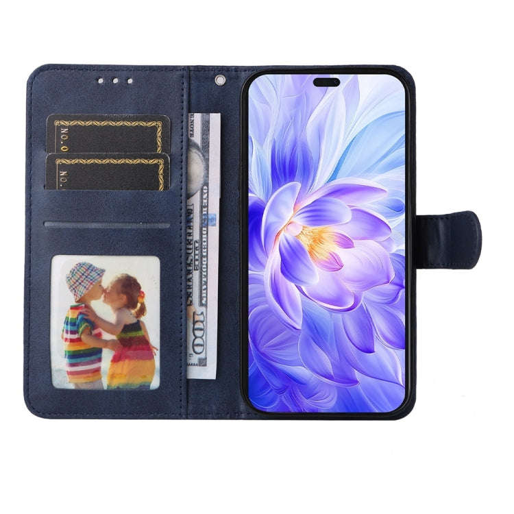 For Honor X60i Classic Calf Texture Flip Leather Phone Case(Blue)
