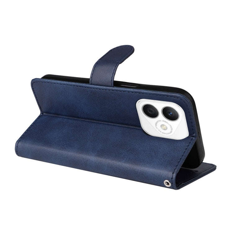 For Honor X60i Classic Calf Texture Flip Leather Phone Case(Blue)
