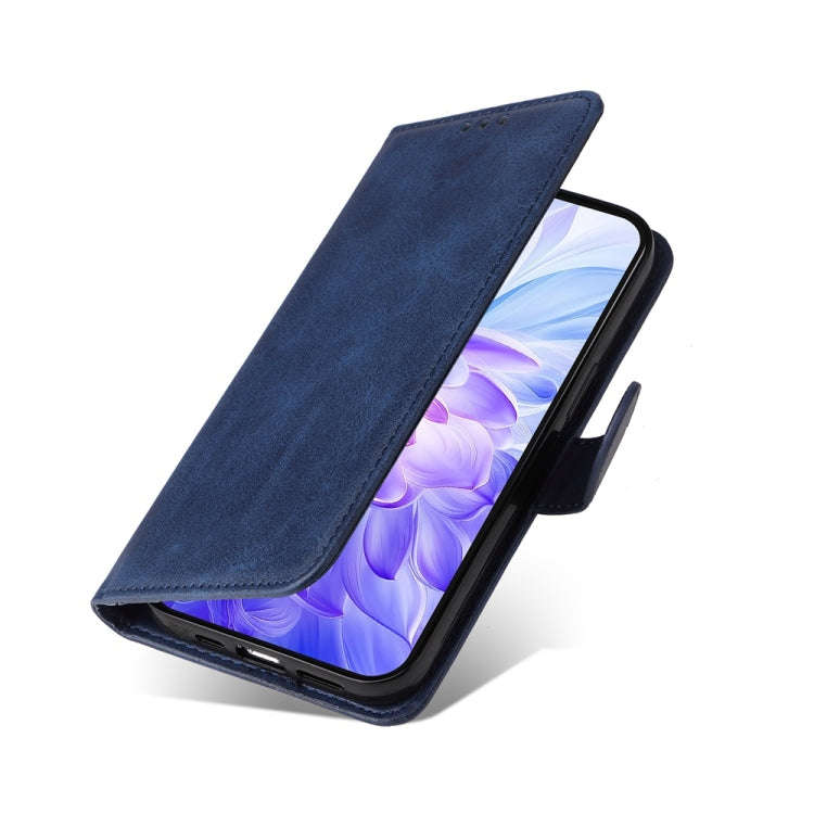 For Honor X60i Classic Calf Texture Flip Leather Phone Case(Blue)