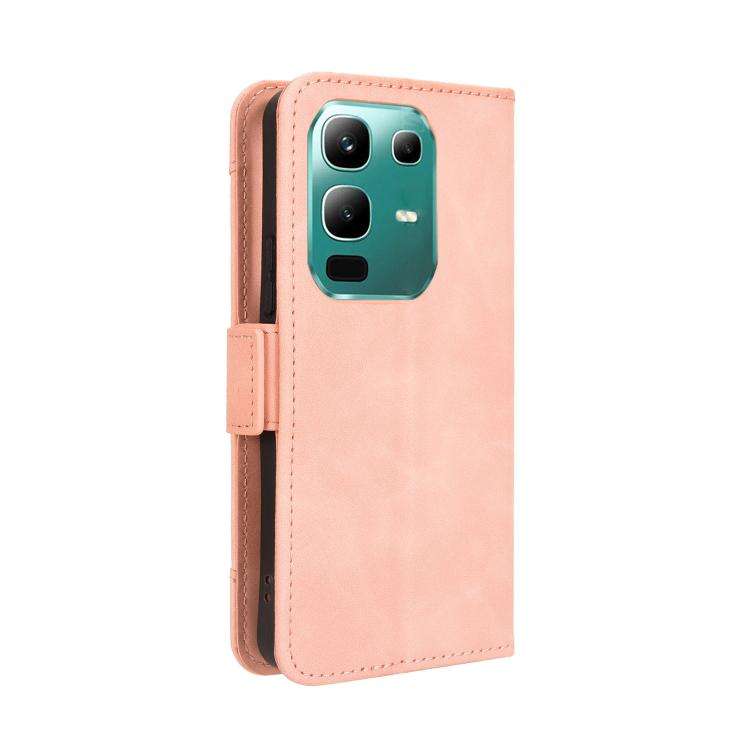 For Infinix Note 50x 5G Skin Feel Calf Texture Card Slots Leather Phone Case(Pink)