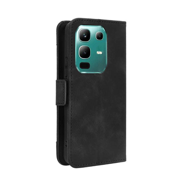 For Infinix Note 50x 5G Skin Feel Calf Texture Card Slots Leather Phone Case(Black)