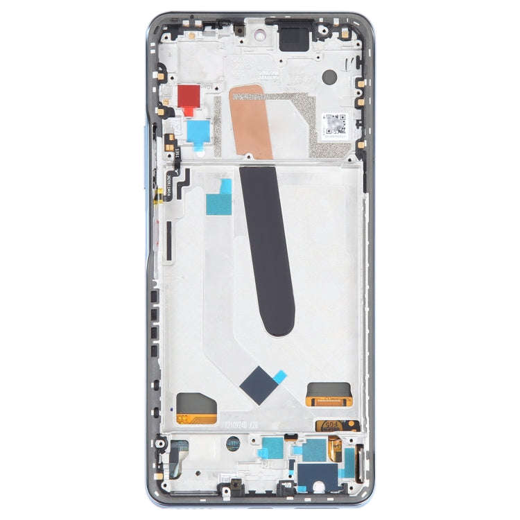 OLED LCD Screen For Xiaomi Mi 11i Digitizer Full Assembly with Frame(Blue)