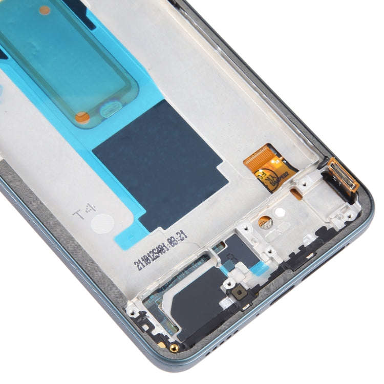 For Xiaomi 11i 5G 2022 LCD Screen Digitizer Full Assembly with Frame(Green)